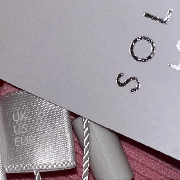 Solace London Pink Top Adelia Cut Out Wide sleeves Cut Out Back Size US 2 Women - Picture 4 of 4